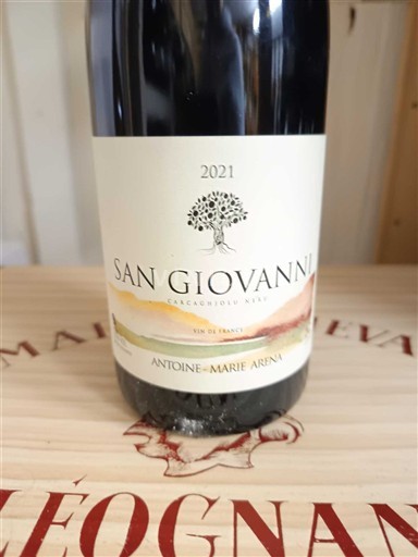 Corsica Patrimonio Domaine Antoine-Marie Arena San Giovanni Carcaghjolu Niellucciu 2021