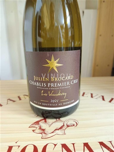 Burgundsko Chablis Premier Cru Julien Brocard Les Vaudevey 2021