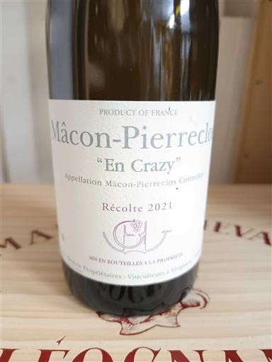 Burgundi Mâcon ja Mâcon-kylät Guffens Heynen En Crazy En Crazy 2021