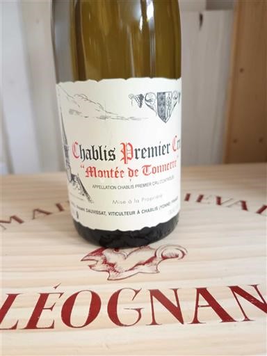 Burgundy Chablis Premier Cru Domaine Dauvissat Montée de Tonnerre 2021