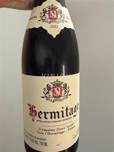 Rhônen laakso Hermitage Domaine Marc Sorrel 2023