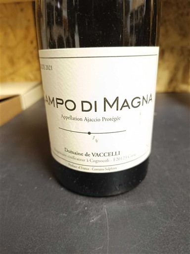 Corsica Ajaccio Domaine Vaccelli Campo di Magna 2021