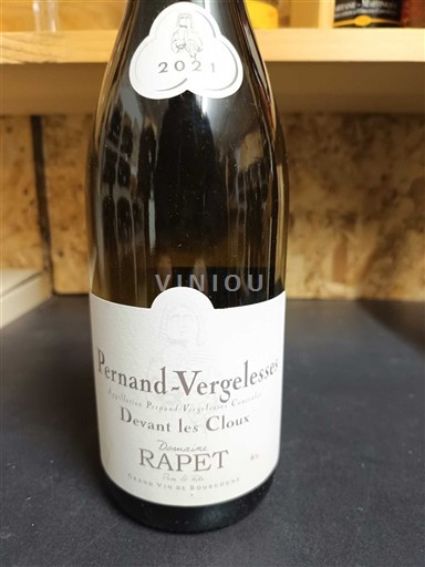 Burgundi Pernand-vergelesses Domaine Rapet Devant les Cloux 2021