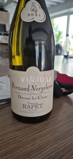Burgundija Pernand-Vergelesses Domaine Rapet Devant les Cloux 2021
