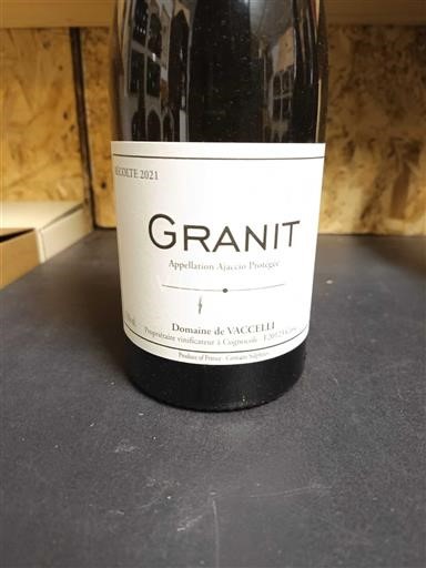 Corsica Ajaccio Domaine Vaccelli Granit 2021