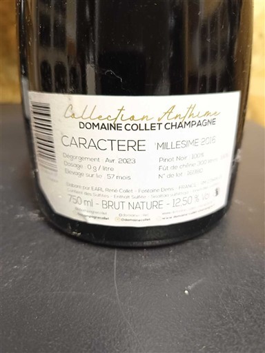 Champagne Domaine Collet Caractère 2016