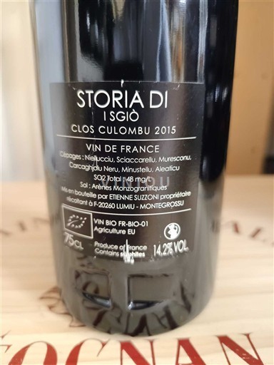 Corsica Calvi Clos Culombu Storia di I Sgio 2015