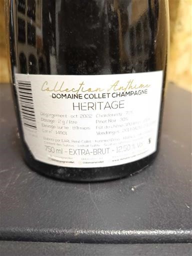 Champagne Domaine Collet Héritage 2020