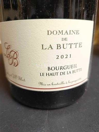 Vallée de la Loire Bourgueil Domaine La Butte Le Haut de la Butte 2021