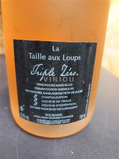 Vallée de la Loire Montlouis-sur-loire La Taille aux Loups Triple Zéro Non Millésimé