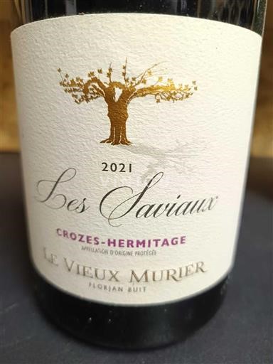 Rhône Valley Crozes-Hermitage Le Vieux Murier Les Saviaux 2021