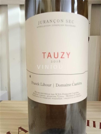 Sudoeste Jurançon Domaine Castera Tauzy 2018