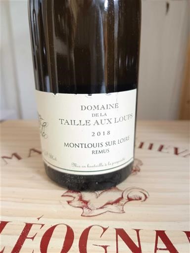 Vallée de la Loire Montlouis-sur-loire La Taille aux Loups Rémus 2018