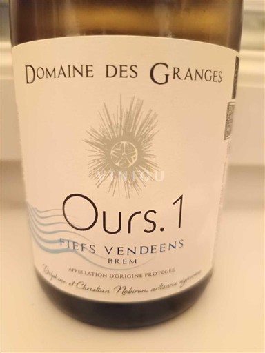 Valle del Loira No especificado Domaine Des Granges Ours.1 2024