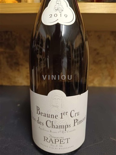 Burgundi Määrittelemätön Premier Cru Domaine Rapet Beaune 1er Cru Clos des Champs Pimont 2019