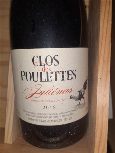 Beaujolais Juliénas Clos des Poulettes 2018