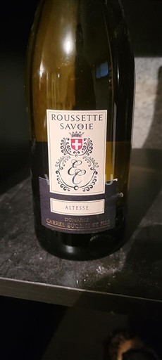 Savoie and Bugey Roussette de Savoie Domaine Carrel et Fils 2021