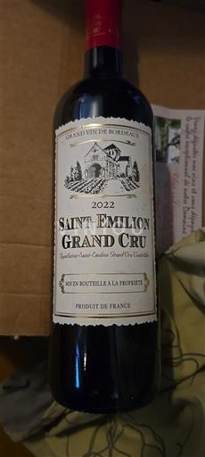 Bordeaux Saint-Émilion Grand Cru Château Roquette 2022