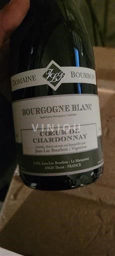 Burgundi Bourgogne Chardonnay Domaine Bourbon Cœur de Chardonnay 2021
