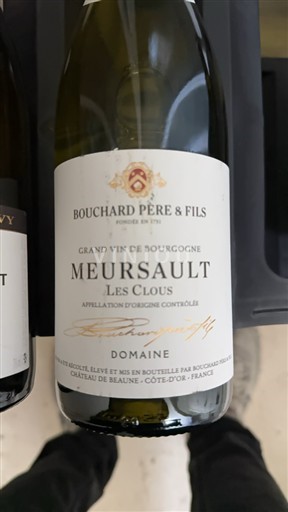 Borgogna Meursault Domaine Bouchard Père & Fils Meursault Les Clous 2019