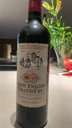 Bordeaux Saint-Émilion Grand Cru Château Vieux Château des Jouans 2016