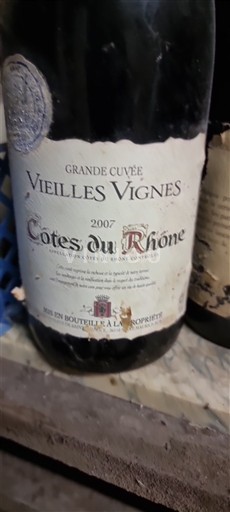 Valle del Rodano Côtes-du-Rhône Grande Cuvée Vieilles Vignes 2007