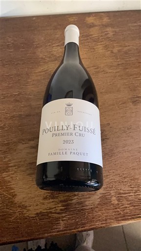 Burgundi Pouilly-fuissé Premier Cru Domaine Famille Paquet 2023