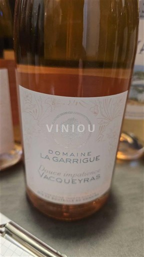 Rhônen laakso Vacqueyras Domaine La Garrigue Dentelle Impatiente 2024