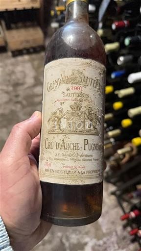 Bordeaux Sauternes Cru d'Arche-Pugneau 1991