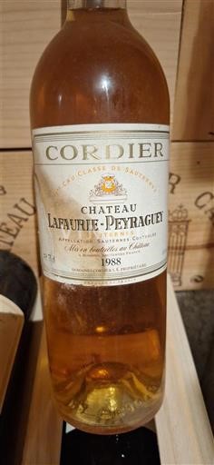 Бордо Сотерн 1er Cru Classé Château Lafaurie-Peyraguey 1988