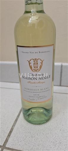 Bordeaux Bordeaux Weißwein Château Maison Noble 2024