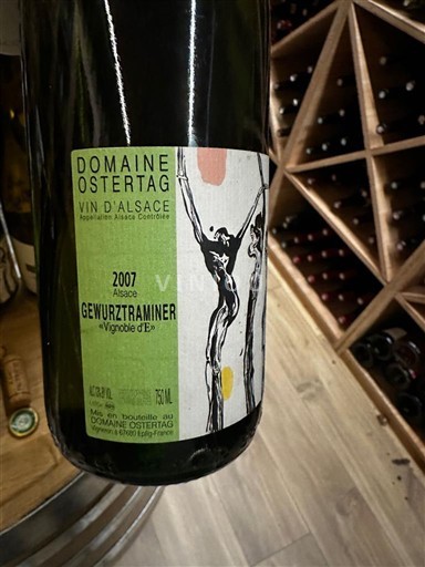 Alsace Domaine Ostertag Vignoble d'E 2007