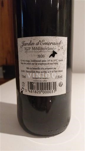 Provence, Lower Rhône Valley, Corsica Mediterranean EARL Dumarcher Père et Fils Jardin d'Emeraude 2020