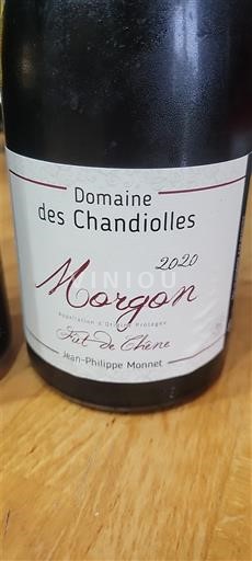 Beaujolais Morgon Domaine S Chandiolles Fût de Chêne 2020
