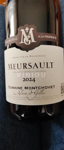 Bourgogne Meursault Domaine Montchovet 2024