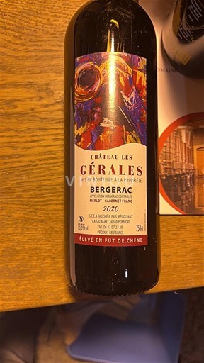 Sydvestfrankrig Bergerac Château Les Gérales 2020