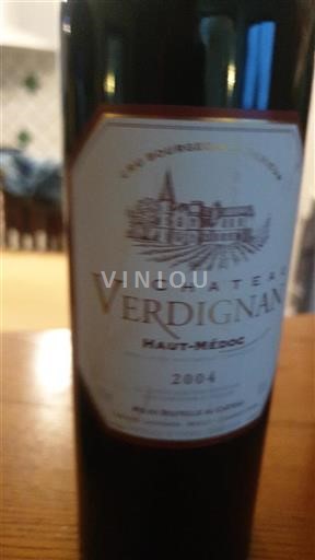 Bordeaux Haut-Médoc Château Verdignan 2004