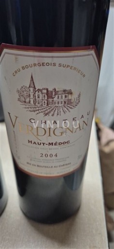 Bordeaux Haut-Médoc Château Verdignan 2004