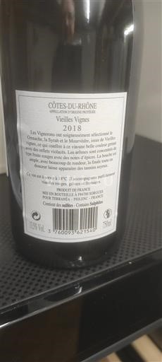Vallée du Rhône Côtes-du-rhône Les Vignerons du Mont Ventoux Vieilles Vignes 2018