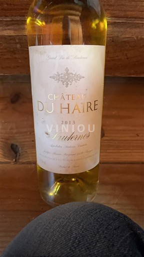 Bordeaux Sauternes Château Haire 2013