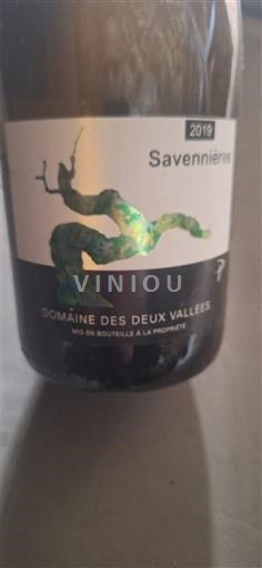 Dolina Loare Savennières Domaine des Deux Vallées 2019