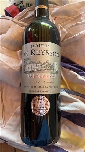 Bordeaux Haut-Médoc Moulin de Reysson 2017