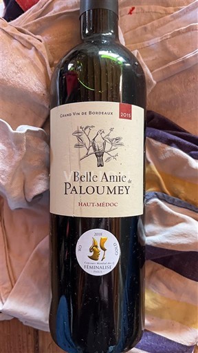 Bordeaux Haut-Médoc Château Paloumey Belle Amie de Paloumey 2015