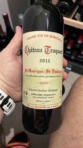 Bordeaux Saint-Georges-Saint-Émilion Château Troquart 2015