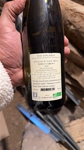 Elzas Sélection de Grains Nobles Hubert Stentz Sélection de Grains Nobles Gewurztraminer 2018