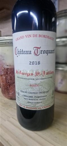 Bordeaux Saint-Georges-Saint-Émilion Château Troquart 2016