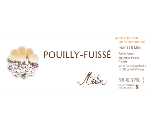 Burgundi Pouilly-fuissé Domaine Merlin 2023