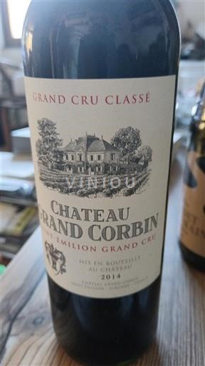 Bordeaux Saint-Émilion Grand Cru Grand Cru Classé Château Grand Corbin 2014
