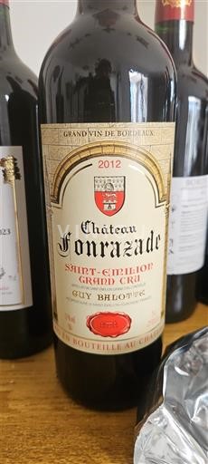 Bordeaux Saint-Émilion Grand Cru Grand Cru Château Fonrazade 2012