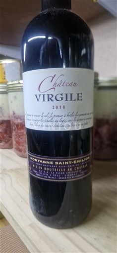 Bordeaux Montagne-saint-émilion Château Virgile 2010